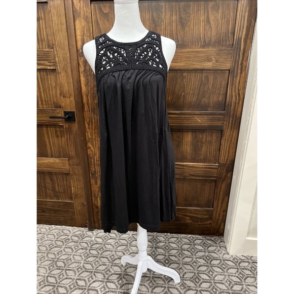 LOFT Dresses & Skirts - Loft Dress Women Small Black Sleeveless Lace Top Cute Little Black Dress